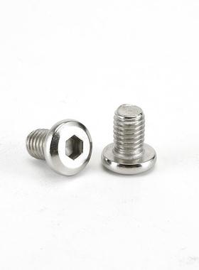 侧边平头内六螺螺丝-201340不角锈钢头平内六角家具机电丝