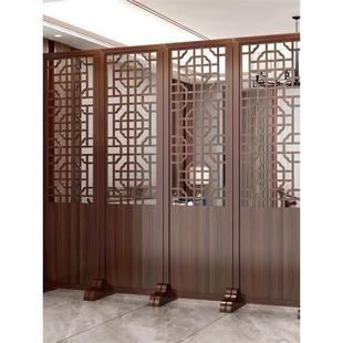 屏办风式隔断客厅折叠移动现代中式古典中玄关客厅卧墙室屏风实木