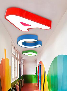 l944e幼儿学校英文字母卡灯男女通孩儿童园房服装店教室造型吸d顶