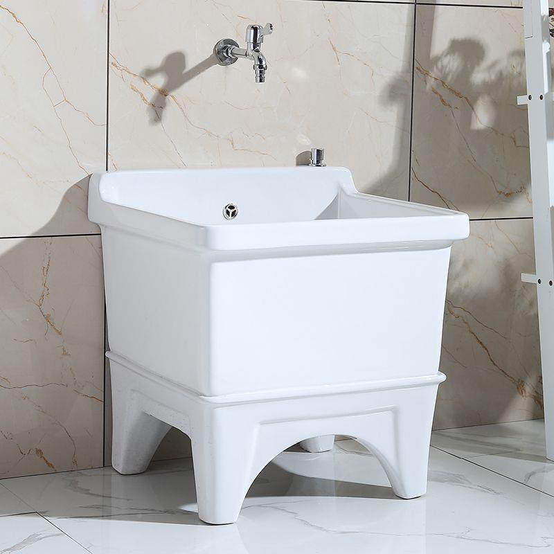 陶墩瓷拖把长池阳台布池大号下方形拖把洗宽拖布盆台控709自动水,家装主材,拖把池,淘宝优惠券,粉丝福利购,淘宝优惠卷