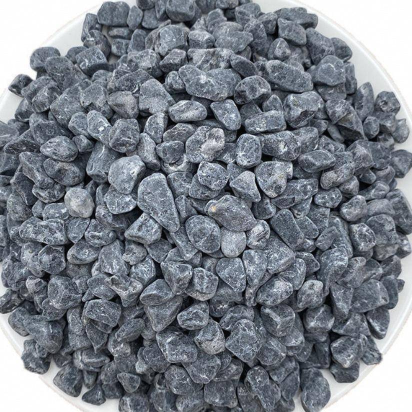 黑色砾石深灰色水洗石石日式铺路枯山造水林792园景小石子头