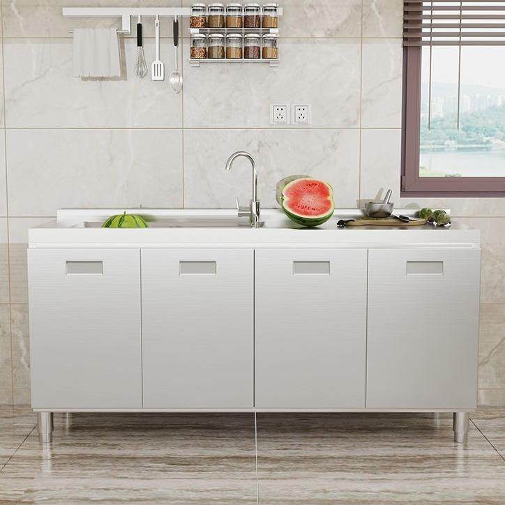 经济型304整体不锈钢灶台厨房橱柜家庭一体家用农村简易储物碗柜,电子元器件市场,其它元器件,淘宝优惠券,粉丝福利购,淘宝优惠卷