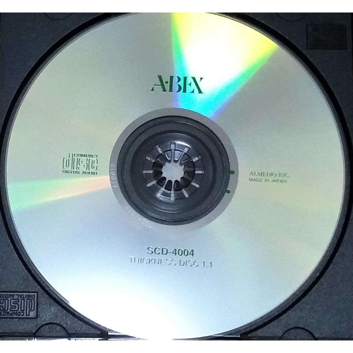 ABEX测试碟ABEXSCD-4004SCD-4005SCD-4006厚薄测试碟