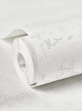 ∅浅绿色壁纸 现代简约3d硅藻泥纯色素色淡绿色非自粘北欧风格墙