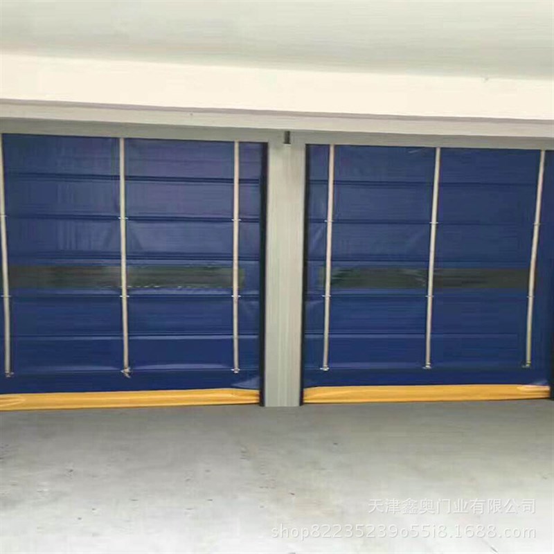 电动车间卷闸门铝合金金属涡轮硬质快速门感应自动升降门快速门