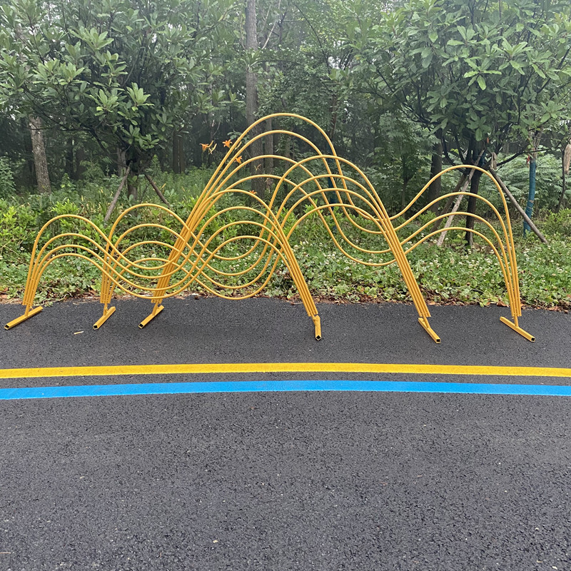 新款婚庆道具假山路引舞台背景摆件中式婚礼装饰铁艺假山屏风花架