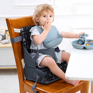 儿童餐椅吃饭增高座椅垫可折叠便携垫子婴儿宝宝加高W椅子安全坐