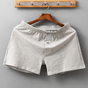 四角阿罗裤 内裤 纯棉裤 透气裤 青少年男生睡 宽松平角裤 衩男R款 男士