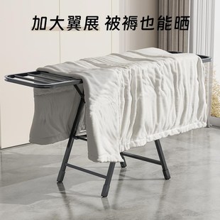 折叠晾衣架落地家用卧室阳台晒衣架室内婴儿凉晒挂衣杆晒被子