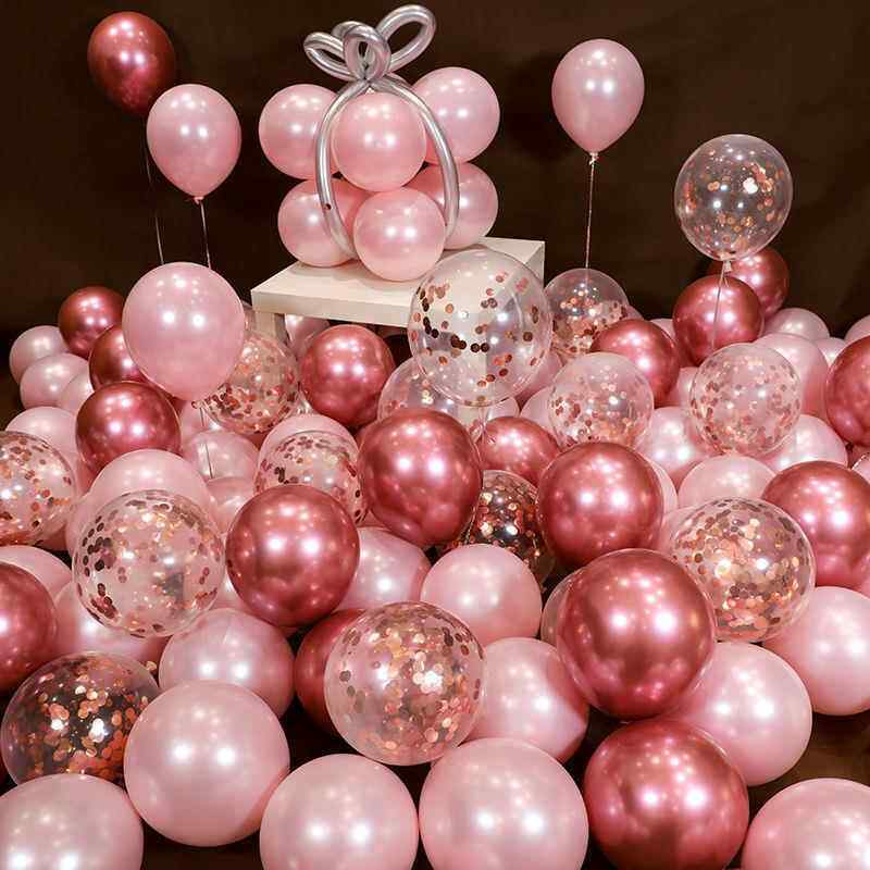 新款结婚气球婚房装饰用品生日布置气球加厚防爆浪漫气球套餐婚庆