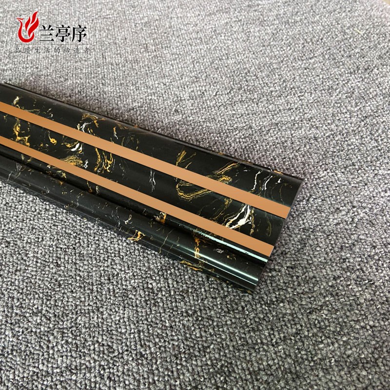 仿大理石铝合金岗石腰线阳台窗金属条户电梯门框门套石材线条