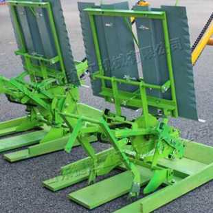 小型水稻栽苗补苗机 双行退步式手摇插秧机 农用水稻秧苗播种机