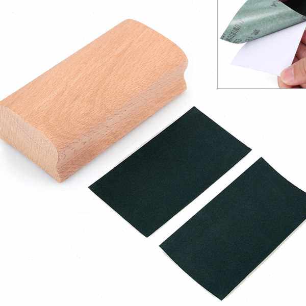 琴颈指板品丝打品找平弧度打磨块 电吉他古典吉他电贝司+2砂纸