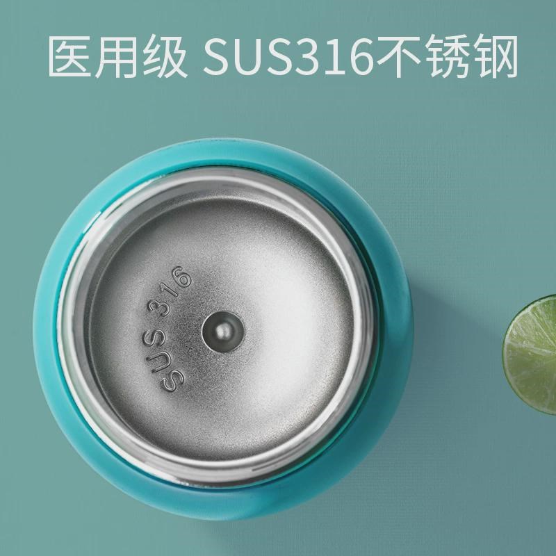 儿童保温杯带吸管婴儿喝水杯子宝宝吸管杯两用外出水壶便携