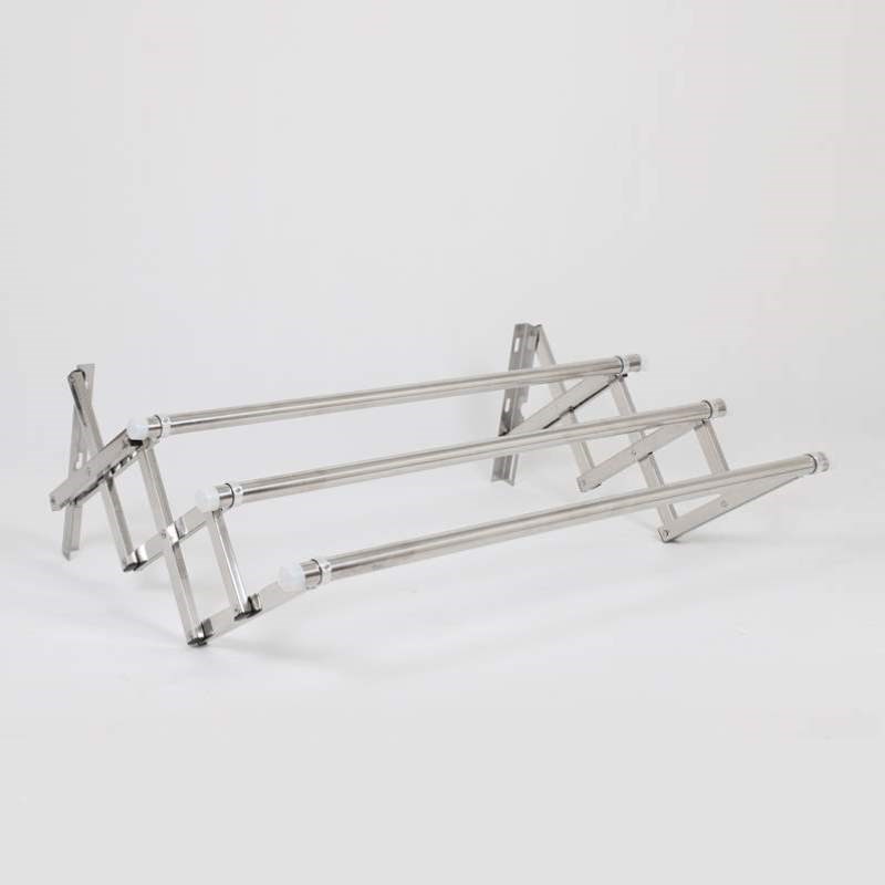 加大子包不锈钢伸缩窗外晾衣杆晒被子加厚安装晾衣架晾衣架墙壁