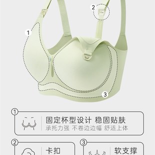 前开扣哺乳内衣女聚拢防下垂产后专用孕妇喂奶文胸怀孕期睡觉可穿