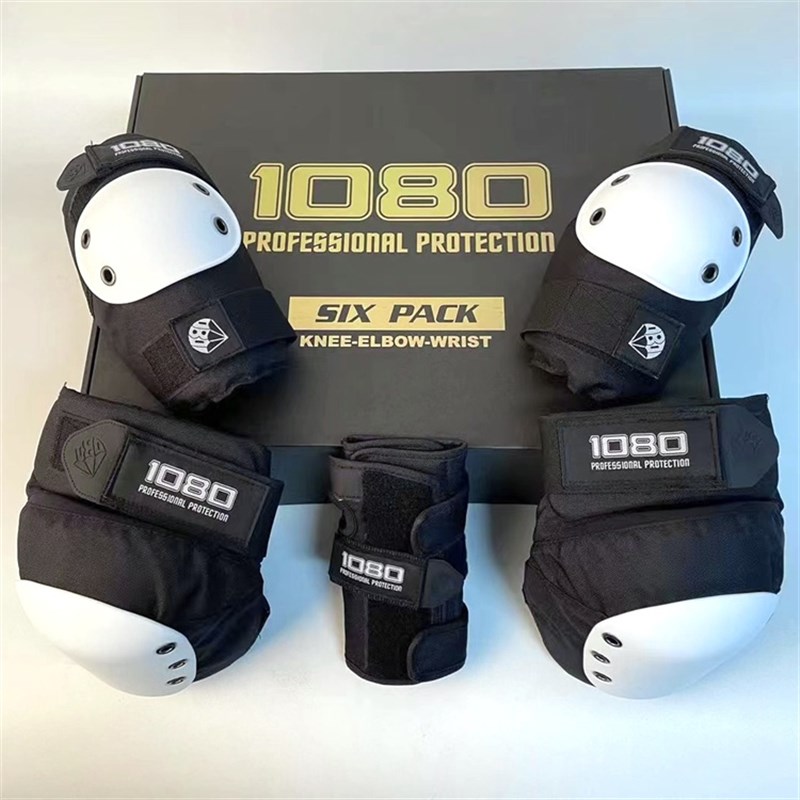 1080成人儿童护具6件套滑板轮I滑初学护具护膝护肘护手