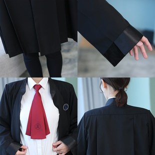 律师袍男女律师出庭服律协新款律师服工作服开庭服装制服春夏秋冬