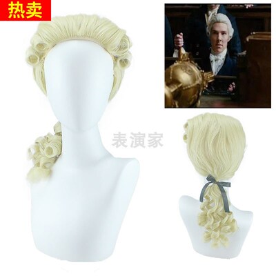 法官律师假发钢琴家演奏音乐宫廷演出表演头套男女儿童成人假发