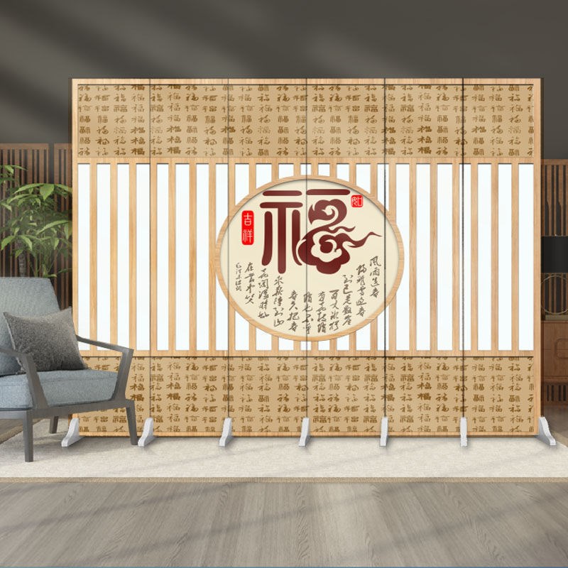 屏风隔断墙欧式现代简易折叠移动推拉客厅办公室家用装饰卧室遮挡