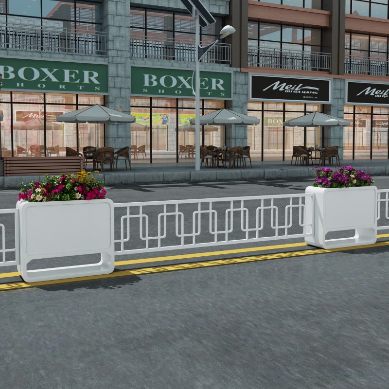 花箱室外种植花盆花箱组合外摆金属隔断围栏酒店花槽定制