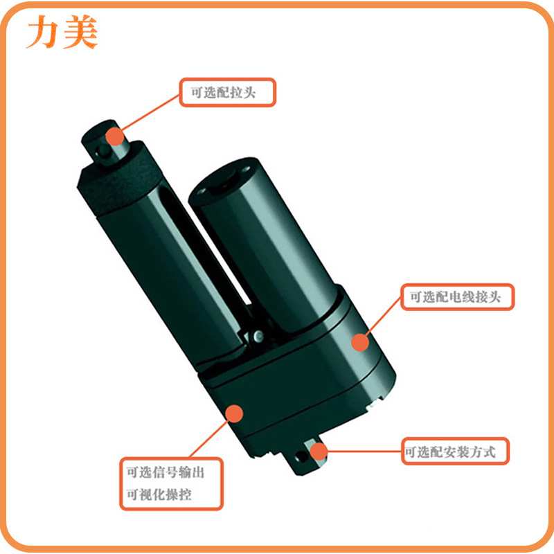 12V5毫米每秒50mm3500N大推力开窗器电动推杆带电位计反馈