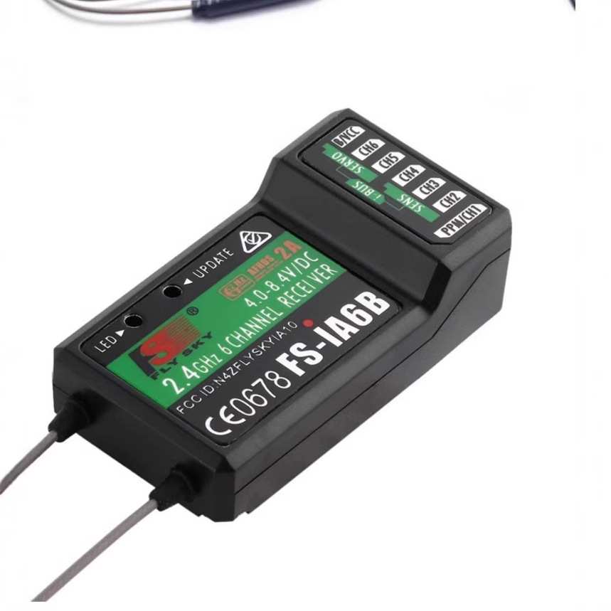 flysky富斯FS-iA6B6通道模型兼容I6 I6S I6X发射机航模接收机