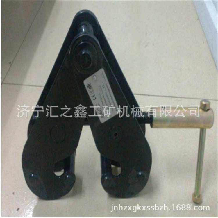 耐用实惠 JG-3钢轨夹钳钢板吊钳起重横吊竖吊3吨吊钳简单易操作