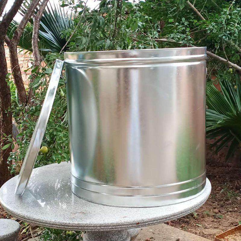 粮仓粮食囤储存仓家用谷仓大型储粮仓粮食大米稻谷储存铁皮储谷桶