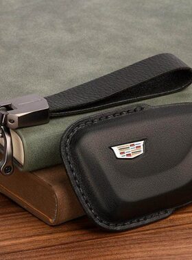 凯迪拉克ct4钥匙5真皮套6xt适用壳于扣汽车包xts/atsl款套包车cts