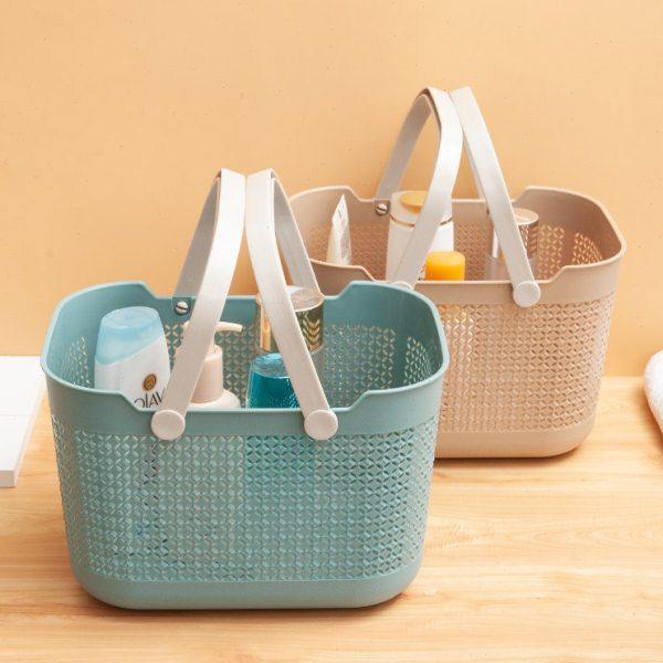手提篮塑料加厚收纳筐洗澡浴筐沐浴篮杂物盒储物筐洗漱用品卫生间,家庭/个人清洁工具,桌面清洁套装,淘宝优惠券,粉丝福利购,淘宝优惠卷