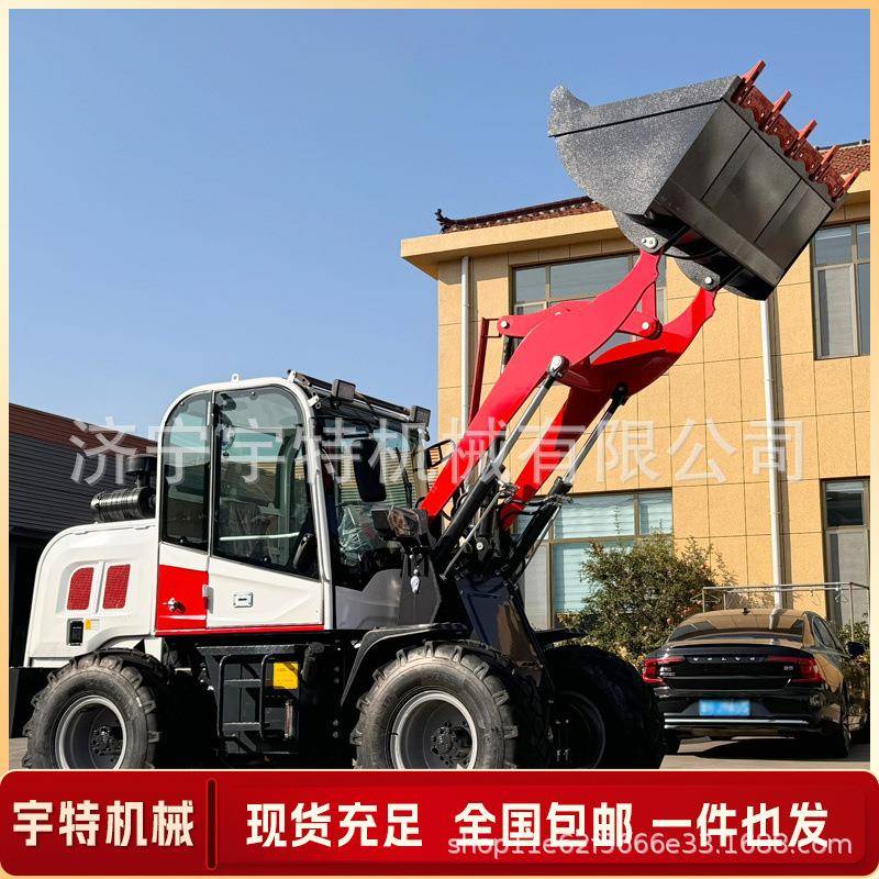 铲运机井下隧道工作920白色小型四驱工地农用铲车机械装载机