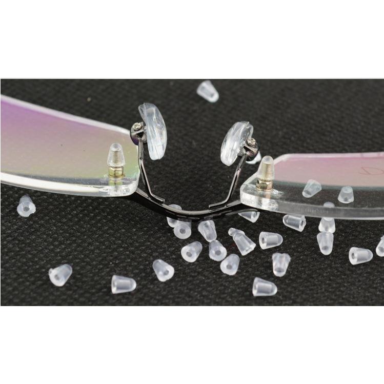 眼镜冒盖，无框眼镜冒头，PVC冒头眼镜配件