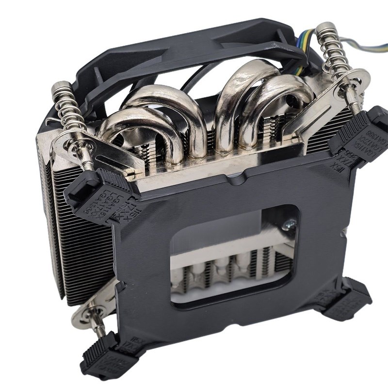 下压镀镍12代12400ITX电脑机箱32高薄款cpu散热器115X 1700 1366