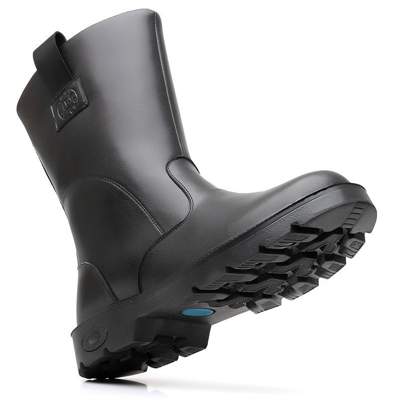 户外保暖男士皮靴英伦高帮冬季加绒加厚雪地靴男中筒防水防滑靴子