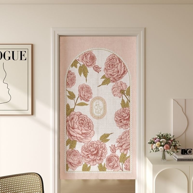 好看的卧室门帘厕所厨房门口挂帘无门衣柜入户门帘遮挡进门免打孔