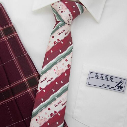 [Pantevilla]夏季Jk Tie女红色可爱K学院风学生制服格子裙衬衫配