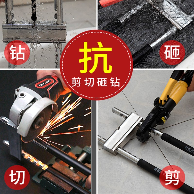 u型锁玻璃门免打孔商铺有框玻璃门锁双开推拉门插锁u形锁大门锁具