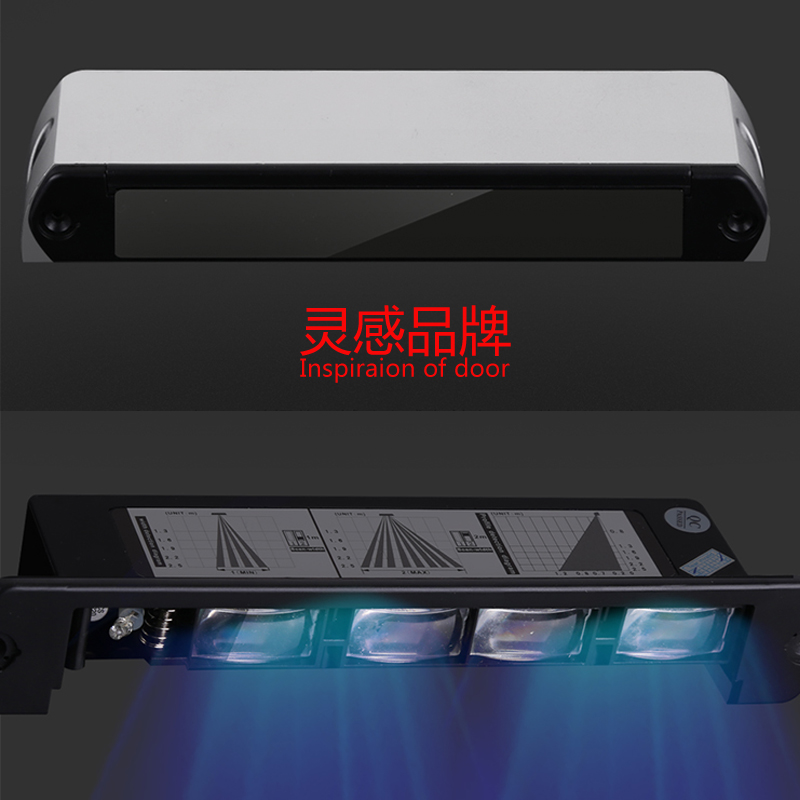 自动玻璃门防夹探头感应器自动门开关微波红外安全光幕电动推拉门