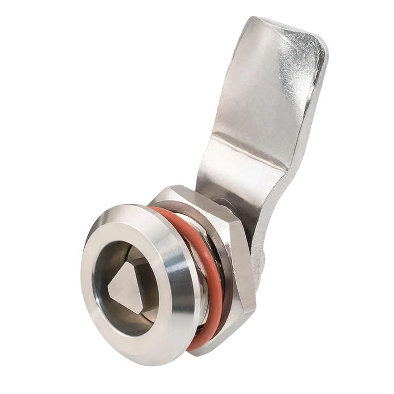 304不锈钢设备MS705电箱三角锁配电柜门可伸缩机柜压紧专用转舌锁