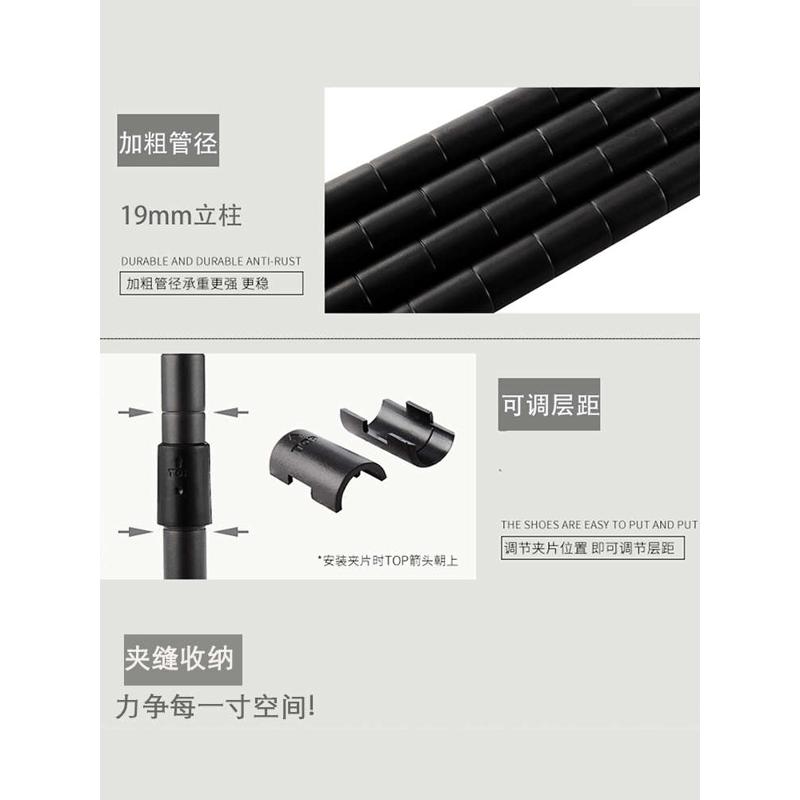 新款厨房置物架五层水果蔬菜收纳整理层架微波炉落地货架隔层架子