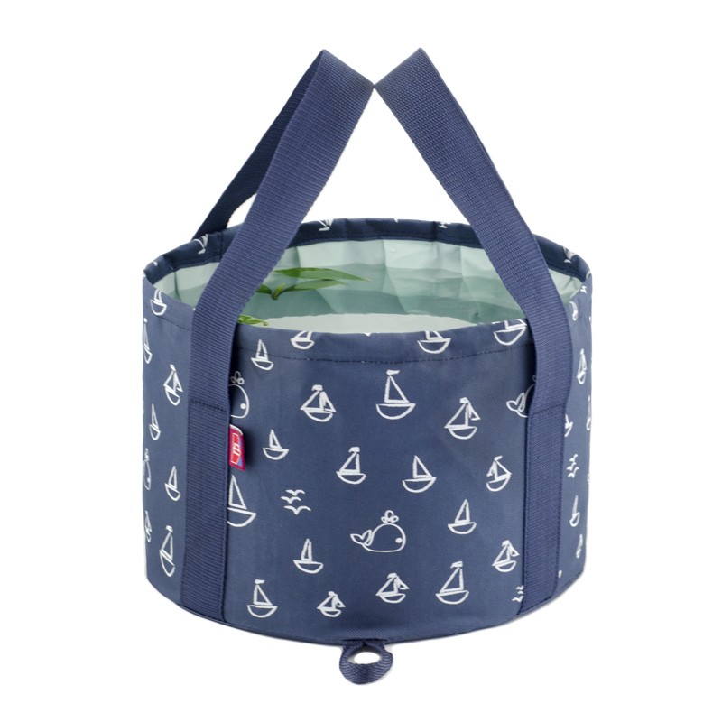 便携式可折叠水盆旅行泡脚袋大号洗衣F盆可装热水户外旅游洗脚水