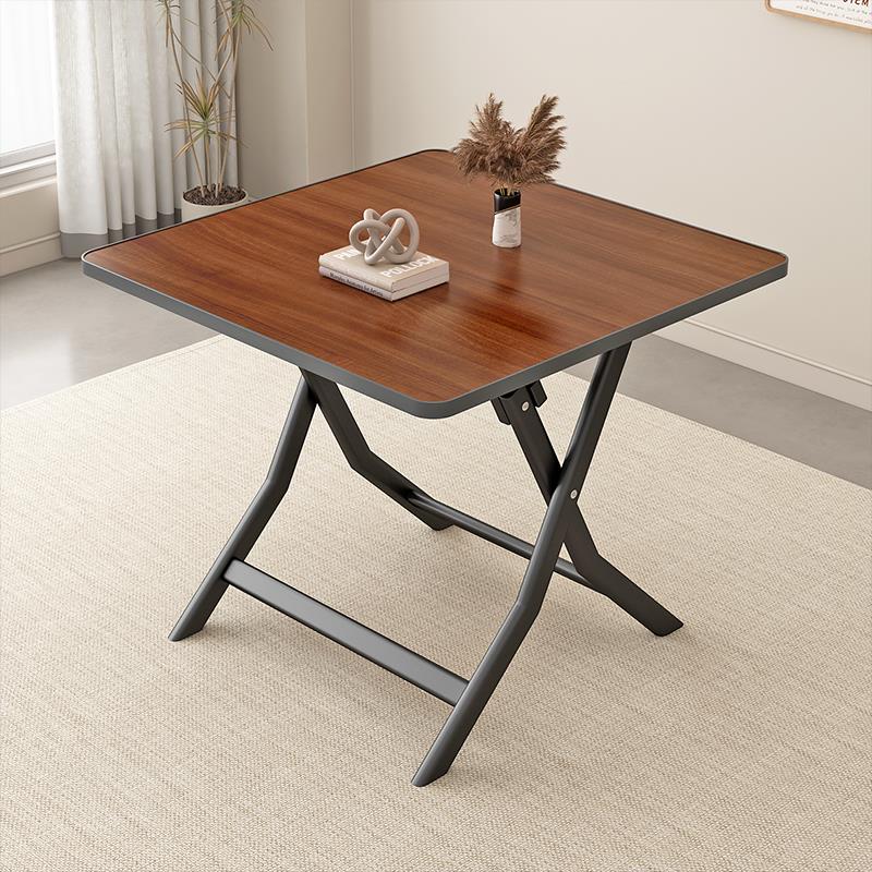 实木折叠桌家用小桌子便携式餐桌家用简易正方形户外摆烧烤摊餐桌