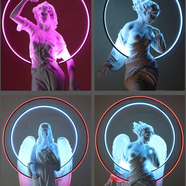 玻璃钢发光人物道具音乐酒吧大型打卡雕塑大堂玄关酒店会所KTV摆,家居饰品,落地摆件,淘宝优惠券,粉丝福利购,淘宝优惠卷