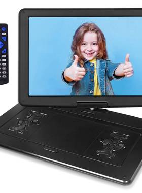 英文大屏22寸高清d移动便式DVD播放器CD机port携abled89949vaplye