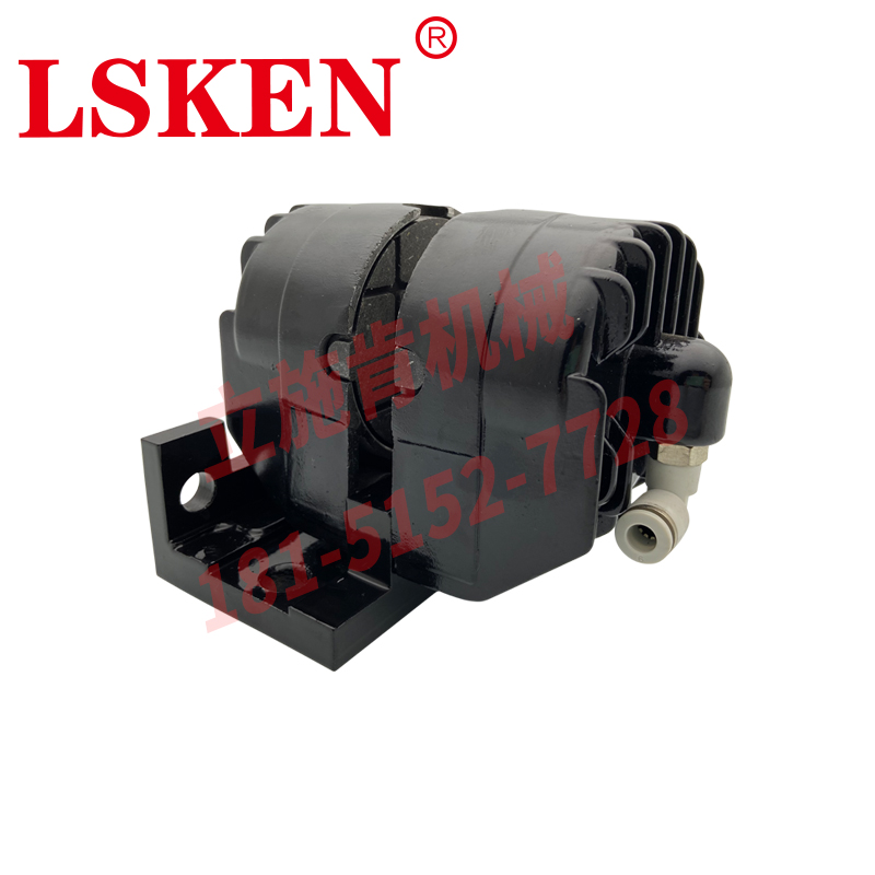 DBK-10空压碟式制动器DBS-250多G点位气动蝶刹车器摩擦片空气机械