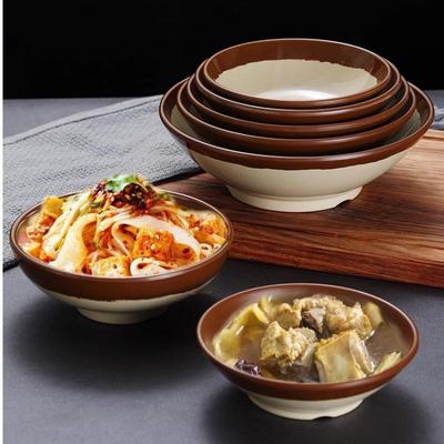 10个装胺怀密旧复古土碗市井重庆老0锅碗扣肉酒碗仿火瓷土Z1204陶