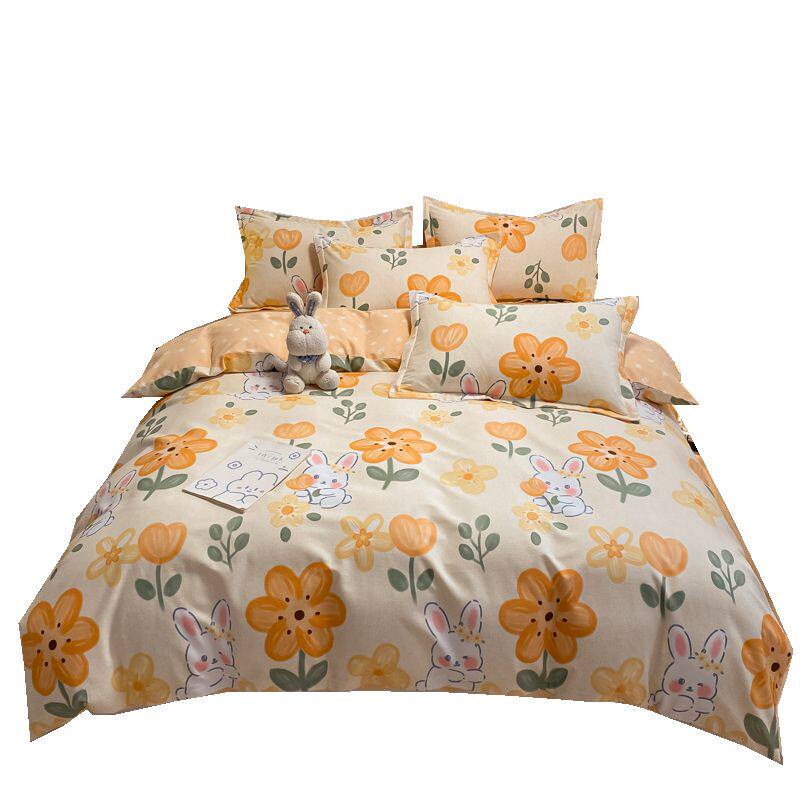 加厚纯棉被套单件学生被罩150x200x230双人秋冬全棉磨毛1.8米2.0m