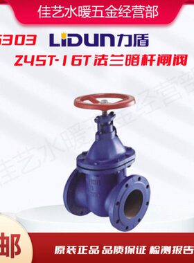 力盾Z45T-16 铸铁法兰闸阀铜杆铜芯暗杆闸阀 排污闸阀DN100包邮