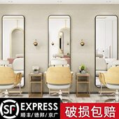 理发店镜台发廊专用镜子壁挂式 家具 挂墙美发剪发烫染网红2021新款